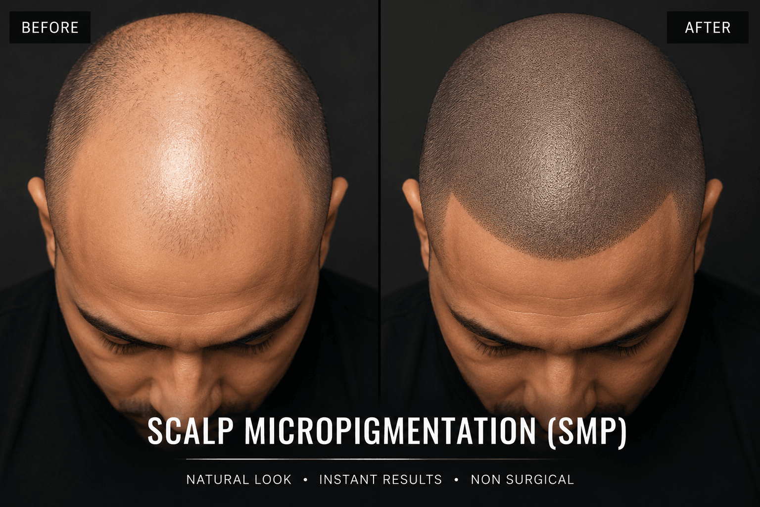 Scalp Micropigmentation (SMP) treatment, Lotus Tattoo Studio Gurugram