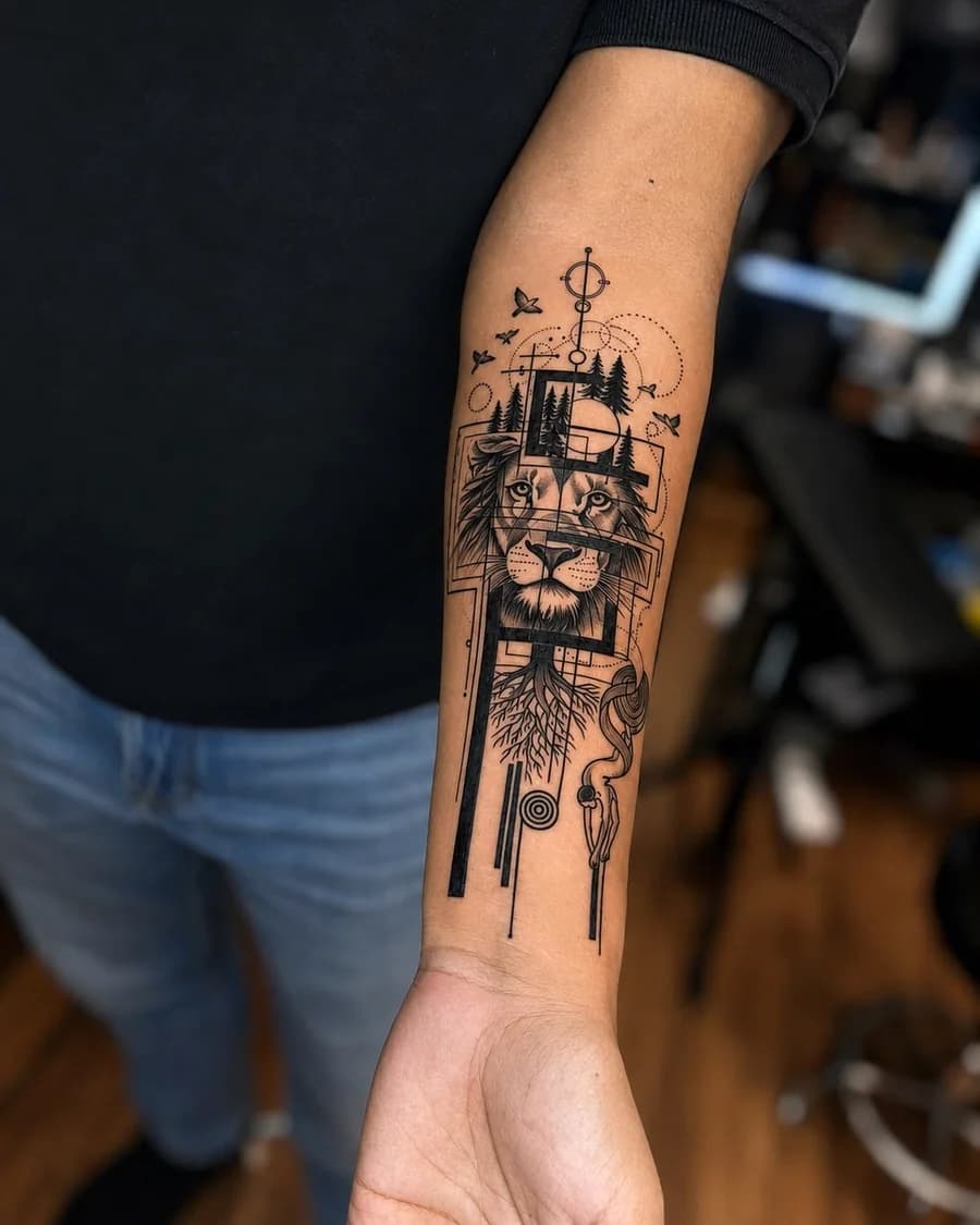 Cover-up tattoo transformation, Lotus Tattoo Studio Gurugram