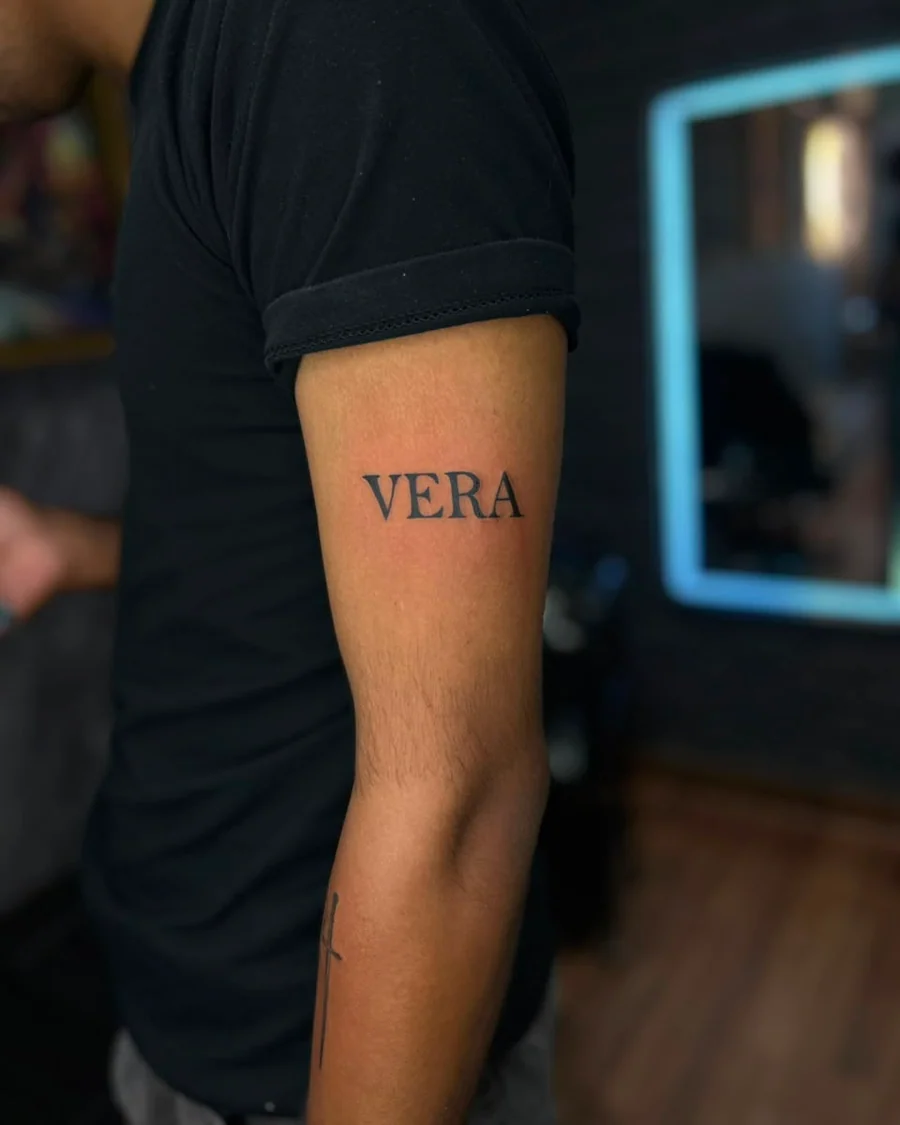 Small black ink tattoo artwork