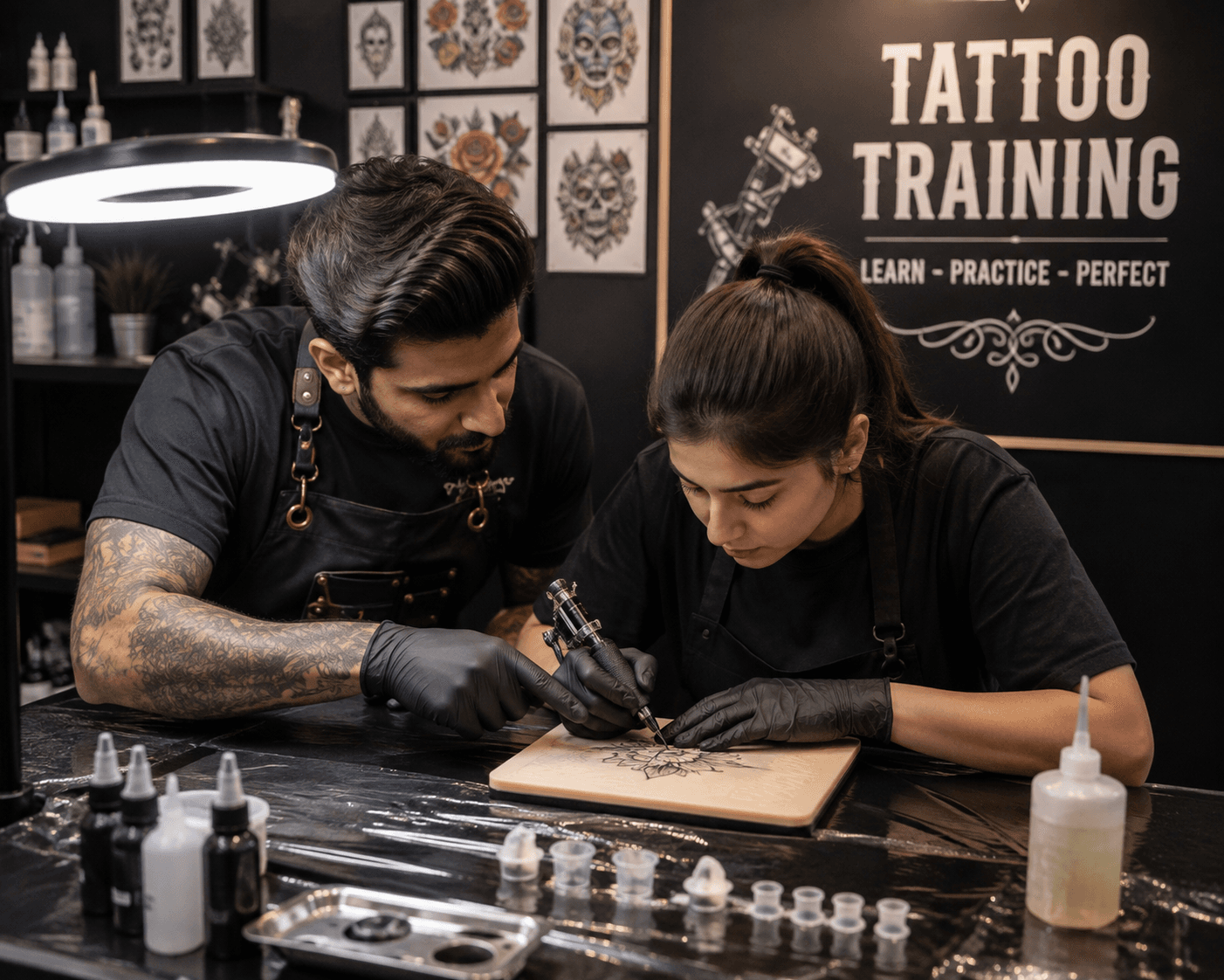 Tattoo training program, Lotus Tattoo Studio Gurugram